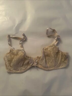 Aubade Sheer Lace Underwire Bra in Ivory